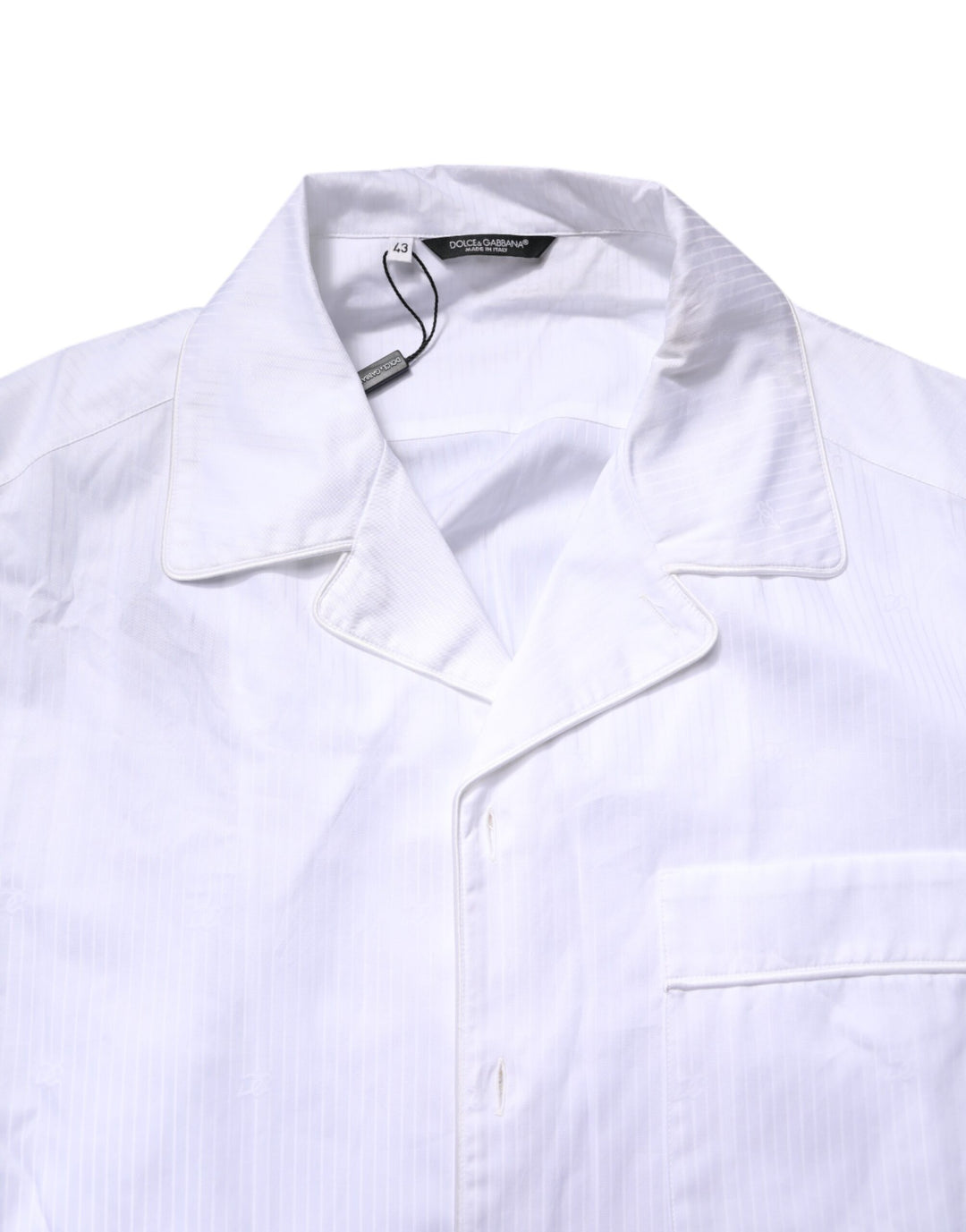 White Cotton Shirt Pants Pajama Set Sleepwear