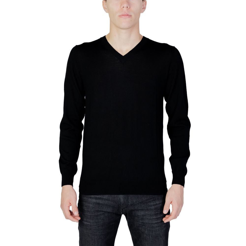 Black Wool T-Shirt