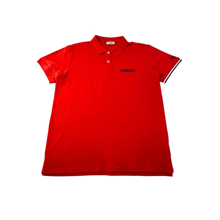 Red Cotton Polo Shirt