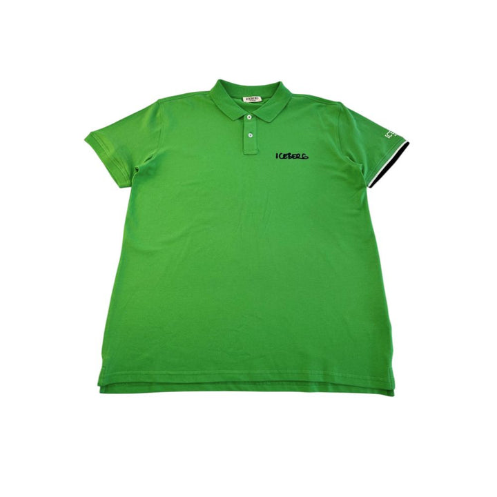 Green Cotton Polo Shirt