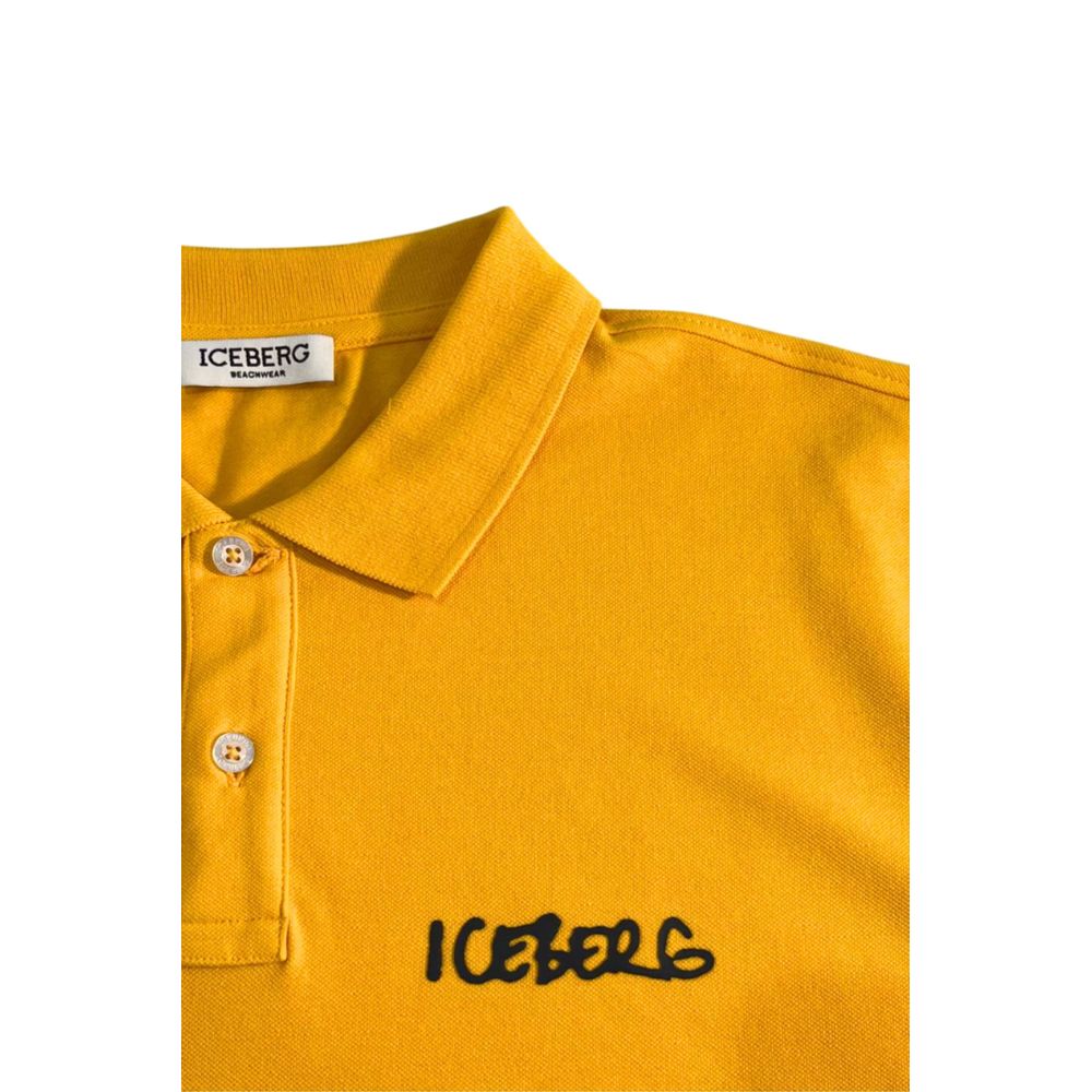 Yellow Cotton Polo Shirt