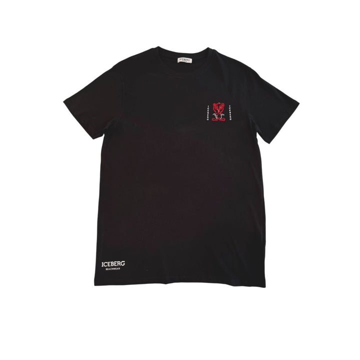 Black Cotton T-Shirt