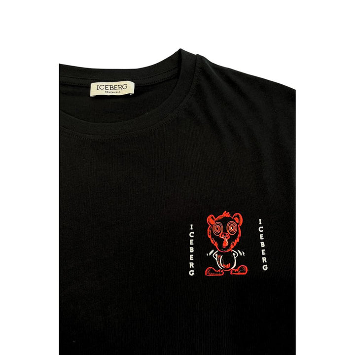 Black Cotton T-Shirt