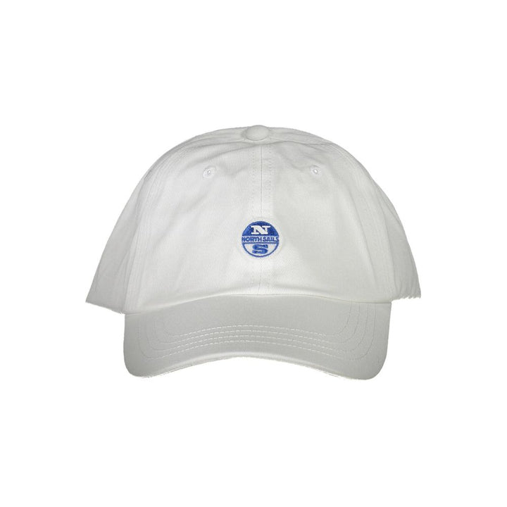 White Cotton Men Cap