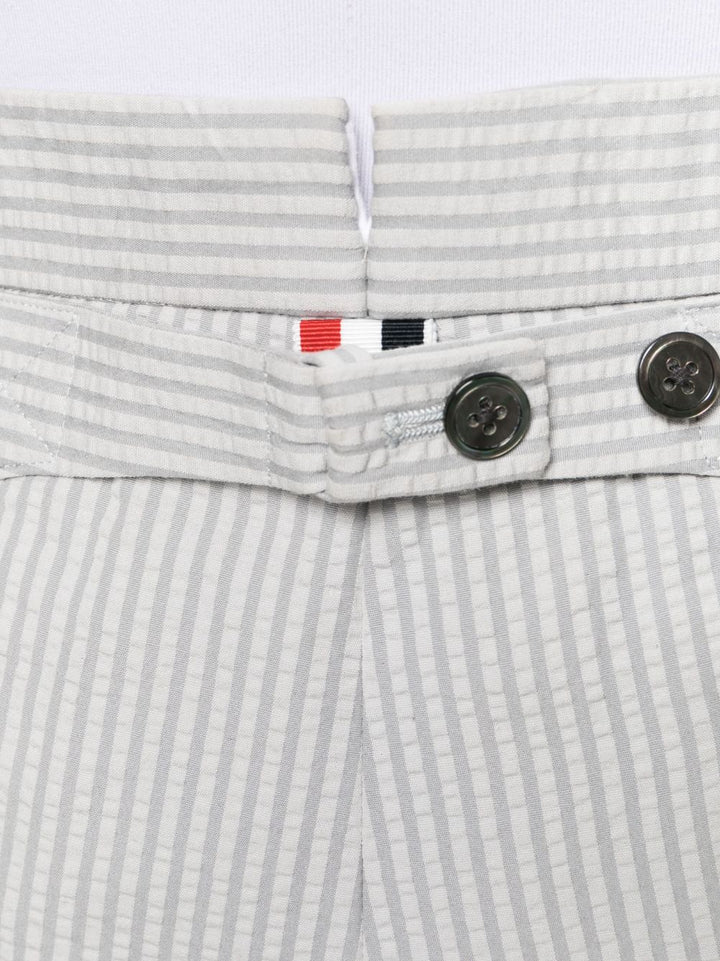 stripe-pattern tailored trousers-4