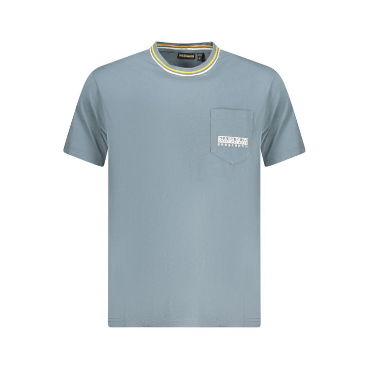 Gray Cotton Men T-Shirt