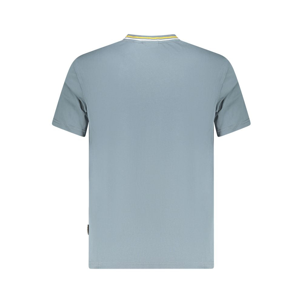 Gray Cotton Men T-Shirt