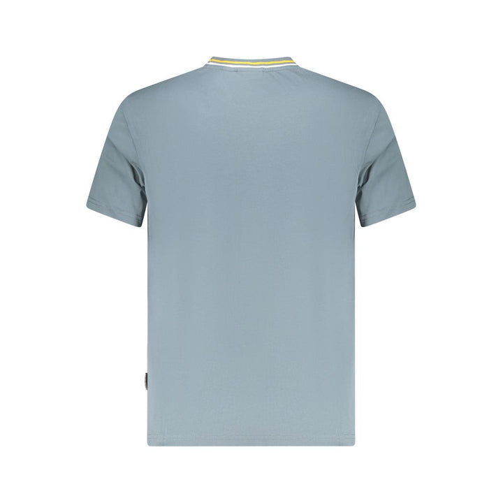 Gray Cotton Men T-Shirt