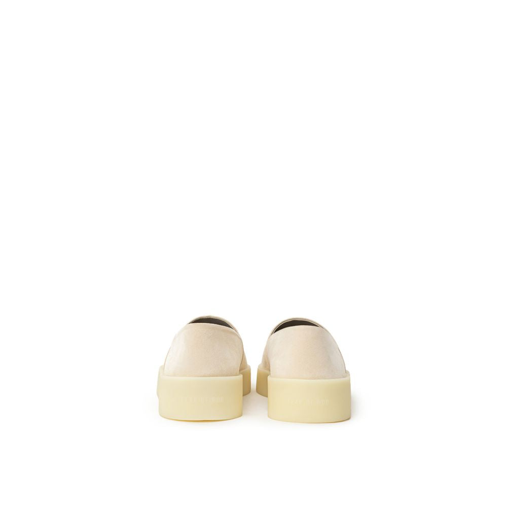 Beige Leather Loafer