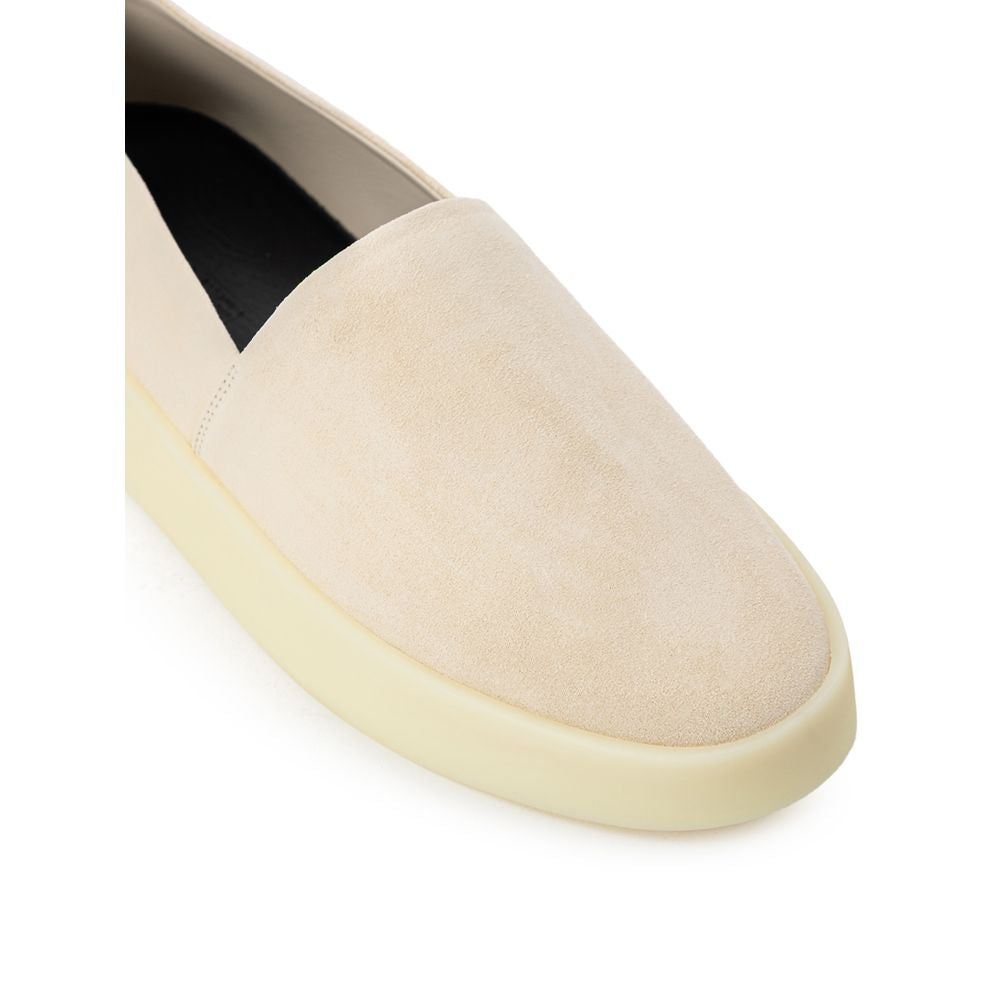 Beige Leather Loafer