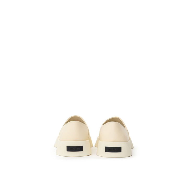 Beige Leather Loafer