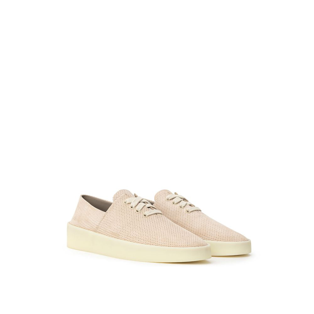 Beige Leather Sneaker