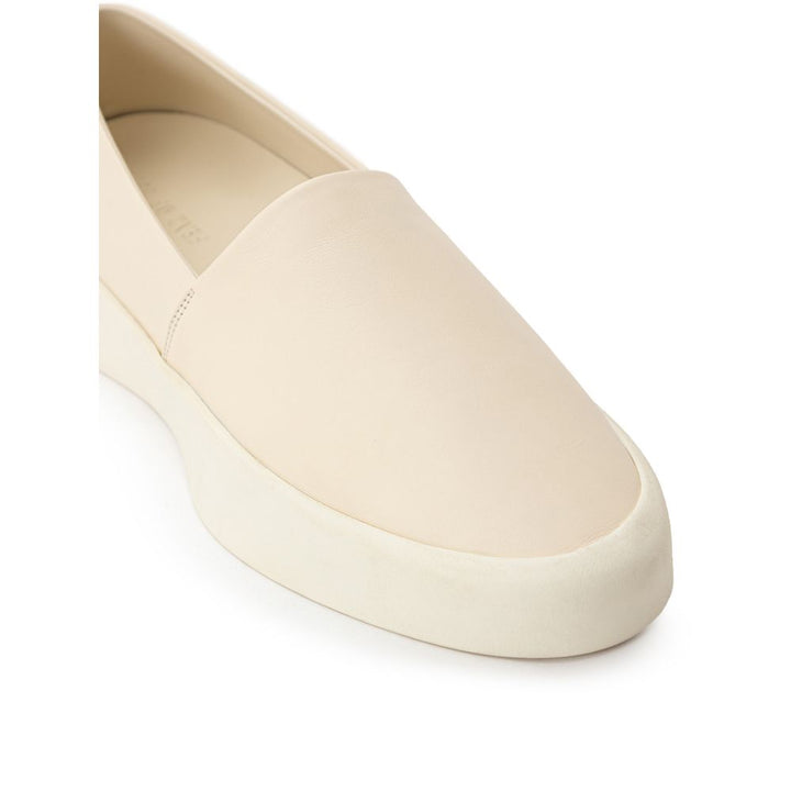 Beige Leather Loafer