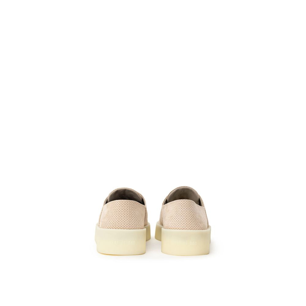 Beige Leather Sneaker