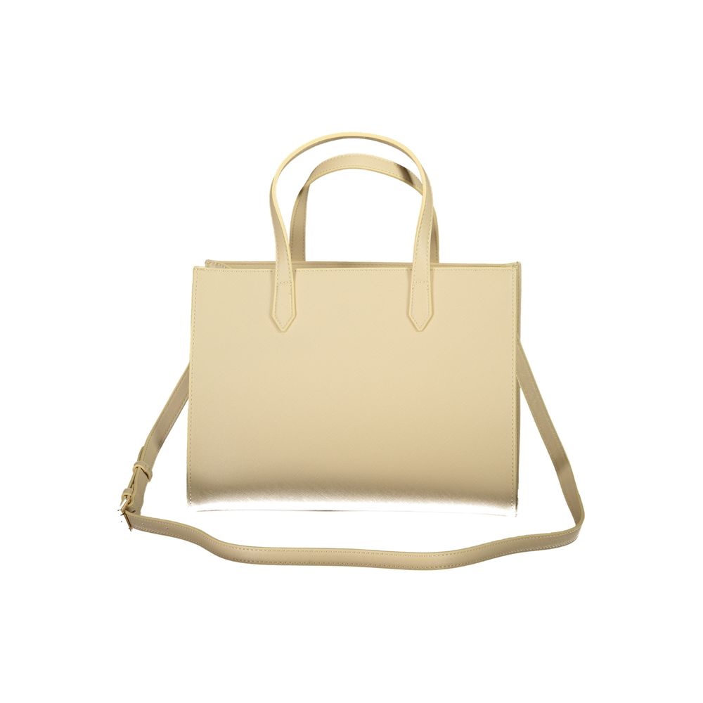 Beige Polyethylene Handbag