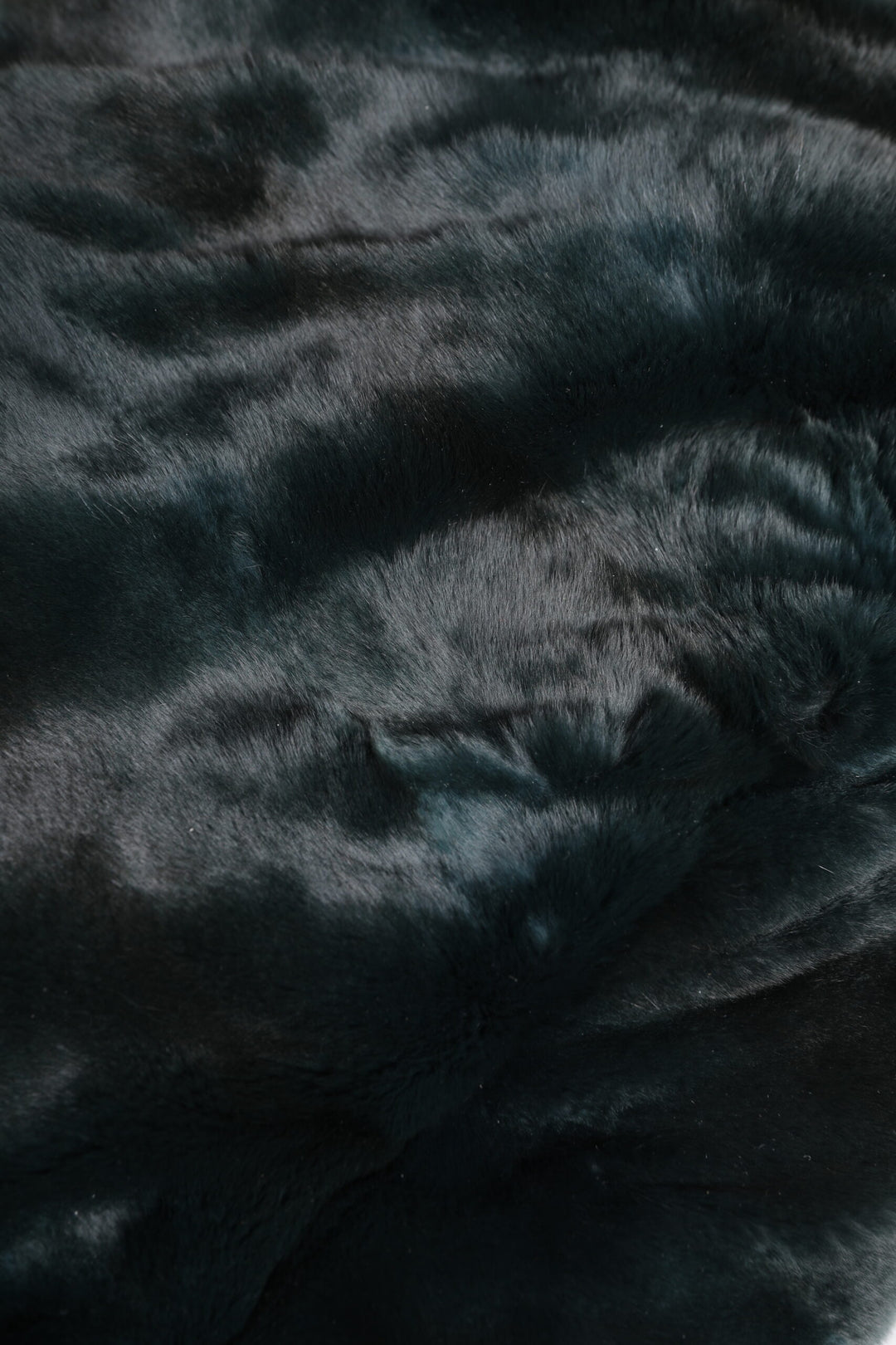 Black Weasel Fur Womens Beanie Hat