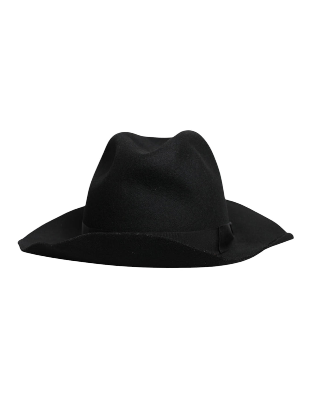 Black Wide Brim Trilby Fedora Hat