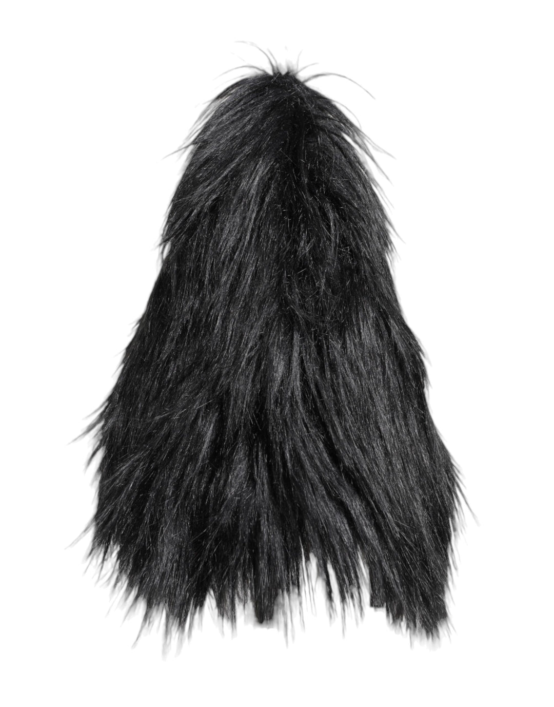 Black Acrylic Fur Womens Bucket Hat