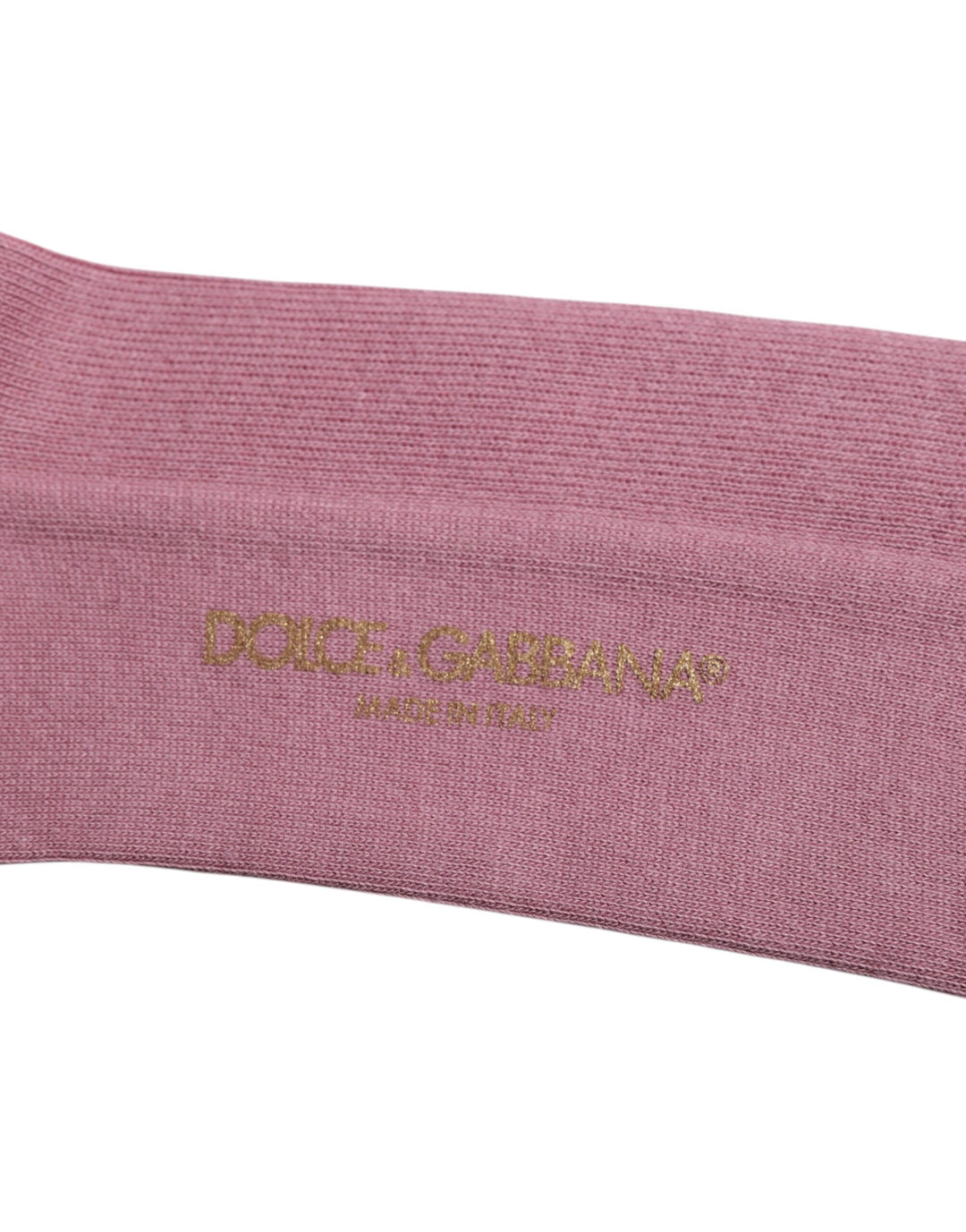 Rose Pink Cotton Over The Calf Socks