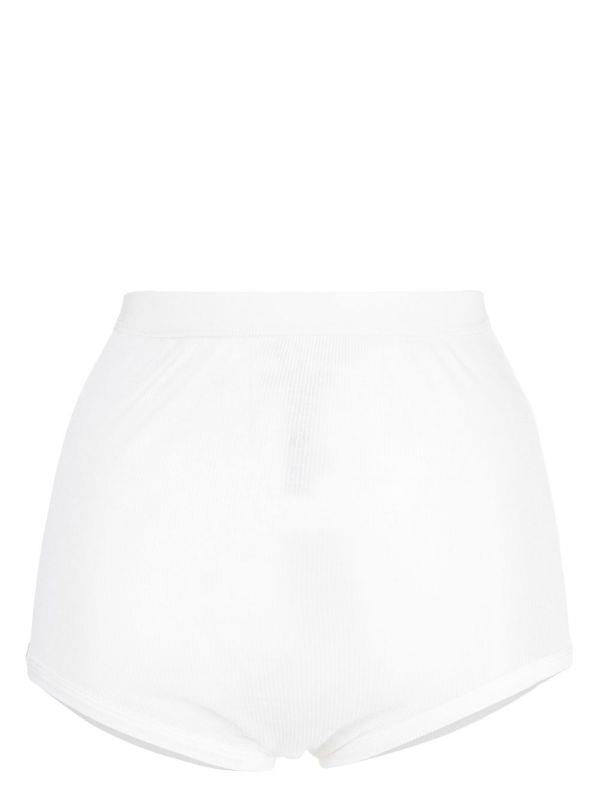 MAISON MARGIELA high-waisted ribbed briefs-0
