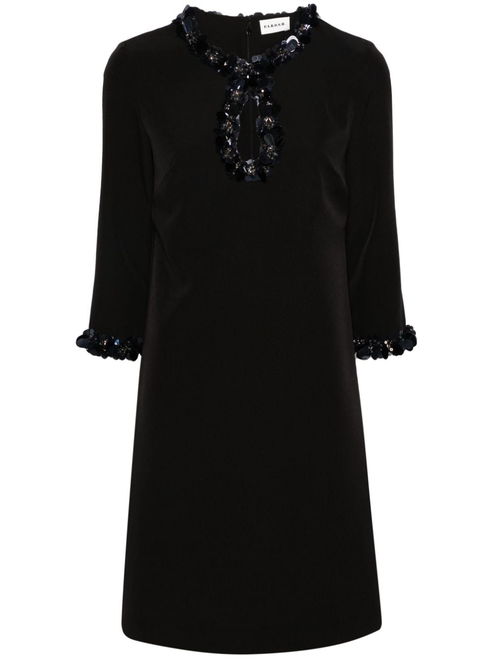 sequin-embellished mini dress-1