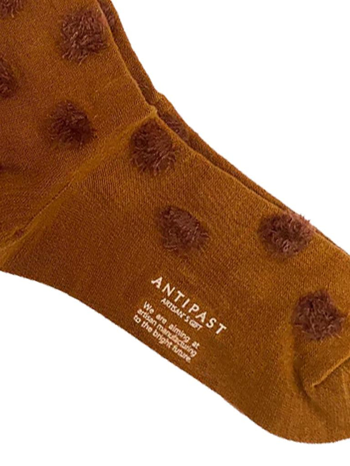 ANTIPAST knitted socks pom pom-2