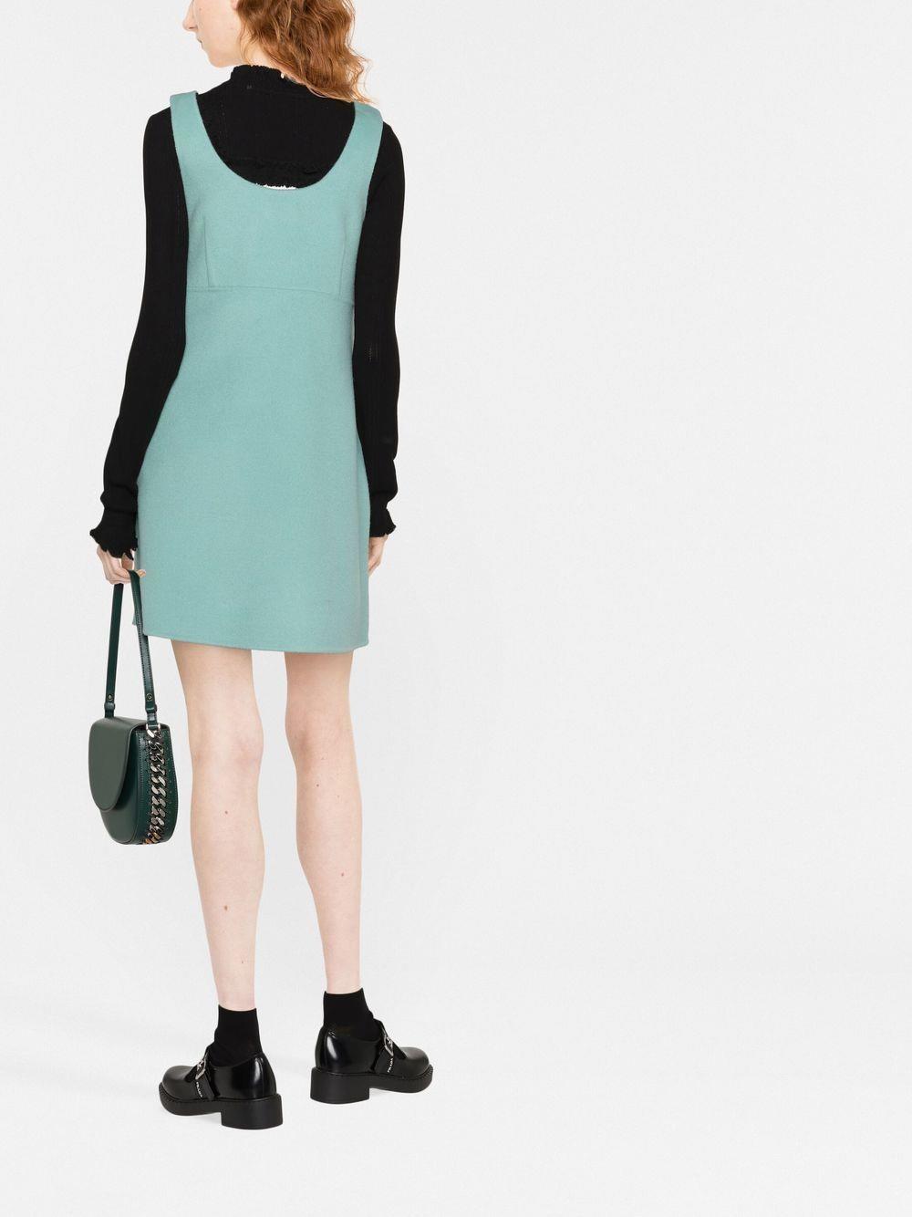 PAROSH stud-detail wool mini dress-2