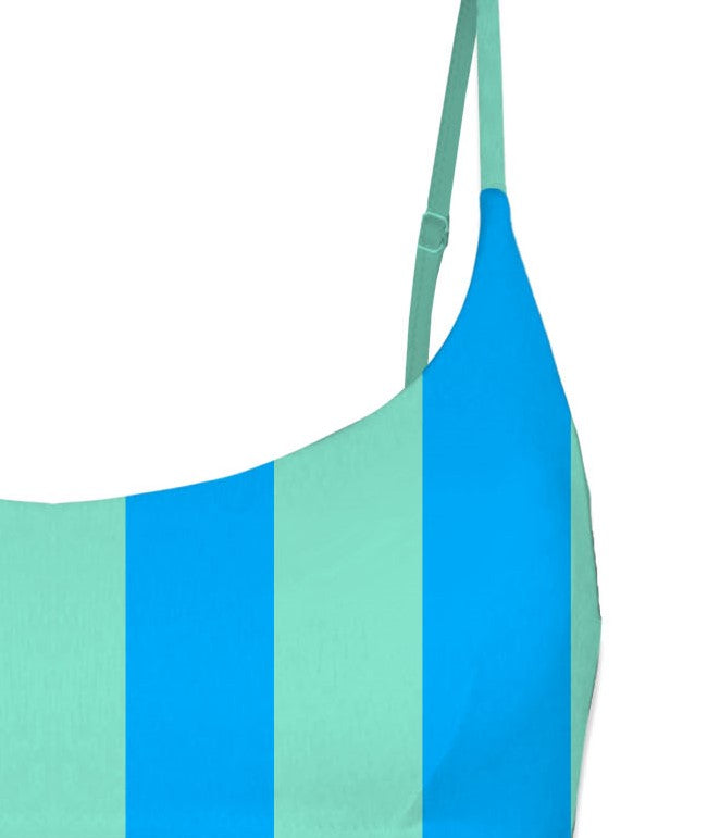 bralette swimsuit with black bandanna print-2