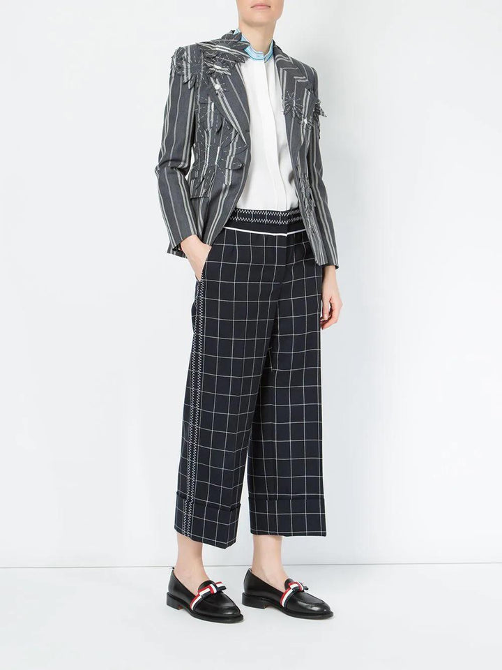 THOM BROWNE checked tailored pants-1