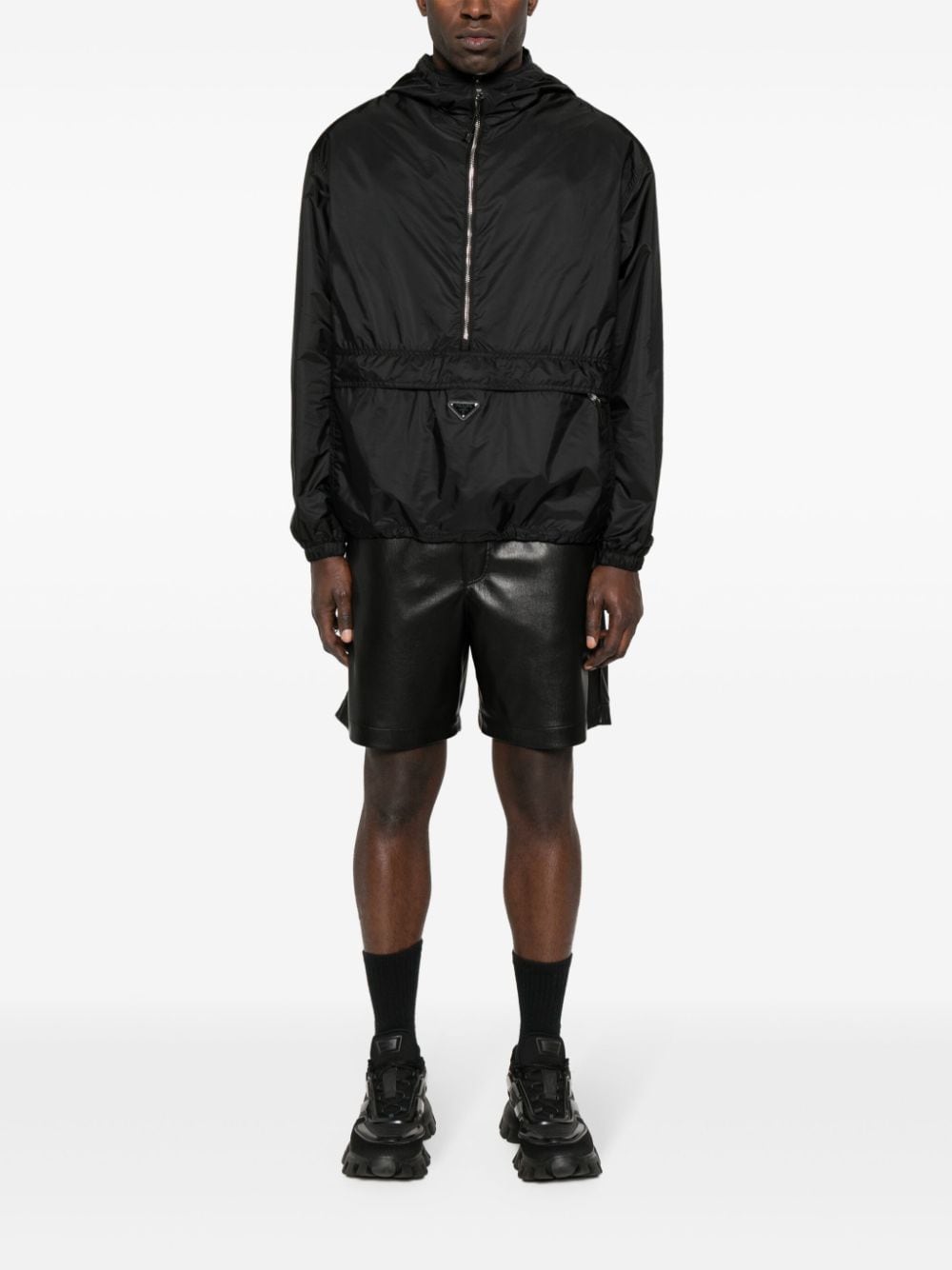 enamel-logo hooded jacket-2