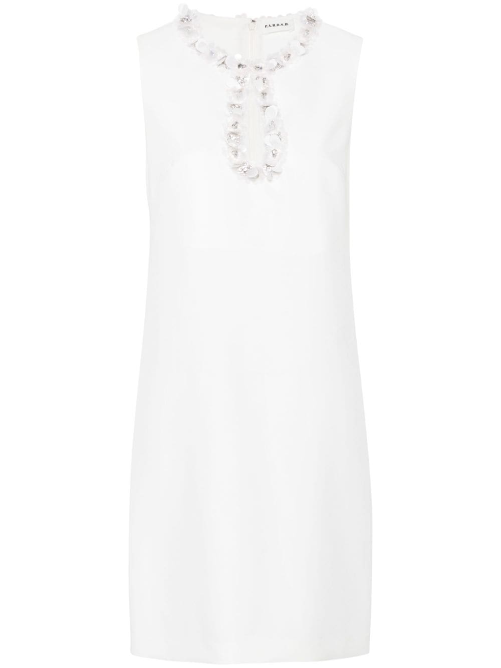 sleeveless sequin-embellished dress-0