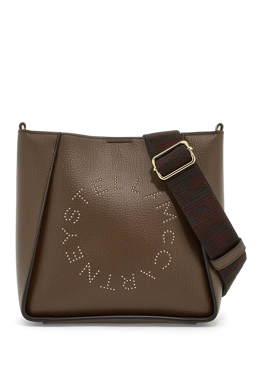 crossbody bag with perforated stella logo-0