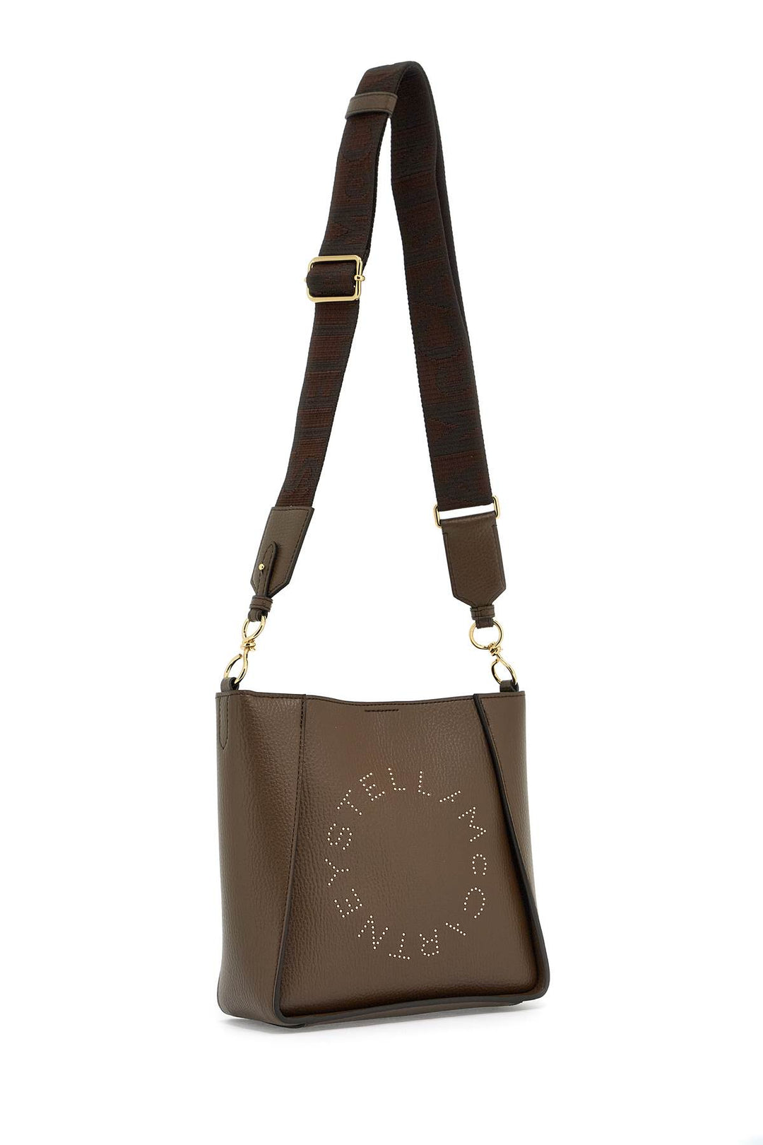 crossbody bag with perforated stella logo-2