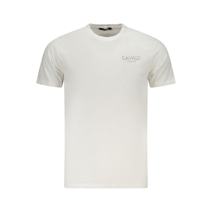 White Cotton Men's T-Shirt