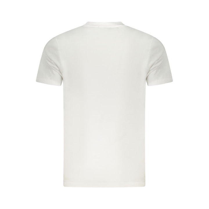 White Cotton Men's T-Shirt
