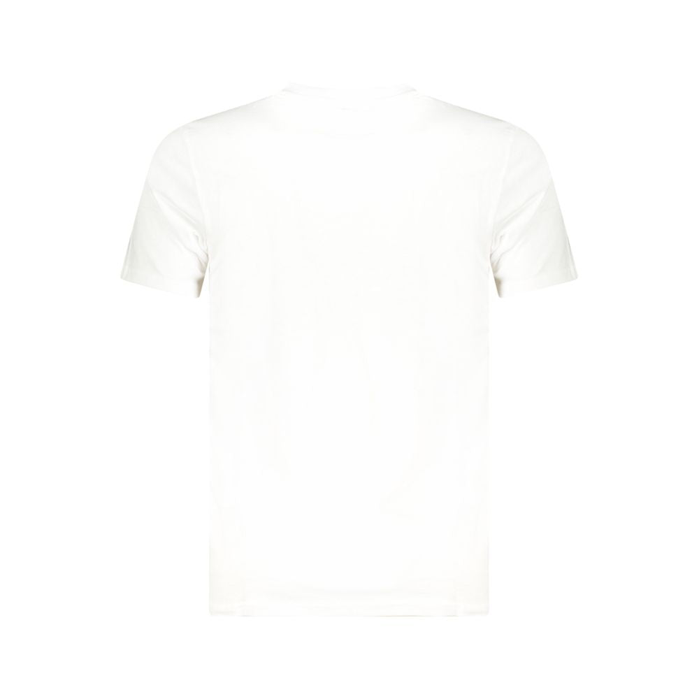 White Cotton Men T-Shirt