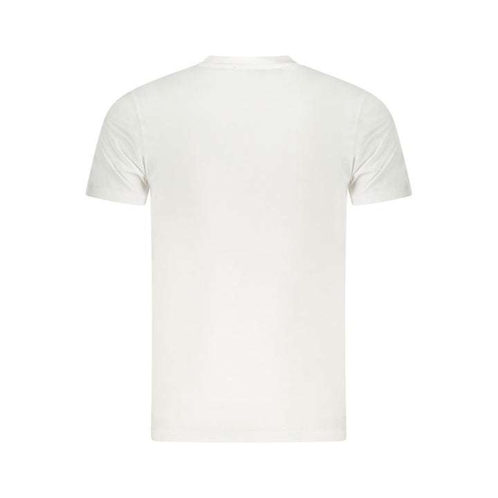 White Cotton Mens TShirt