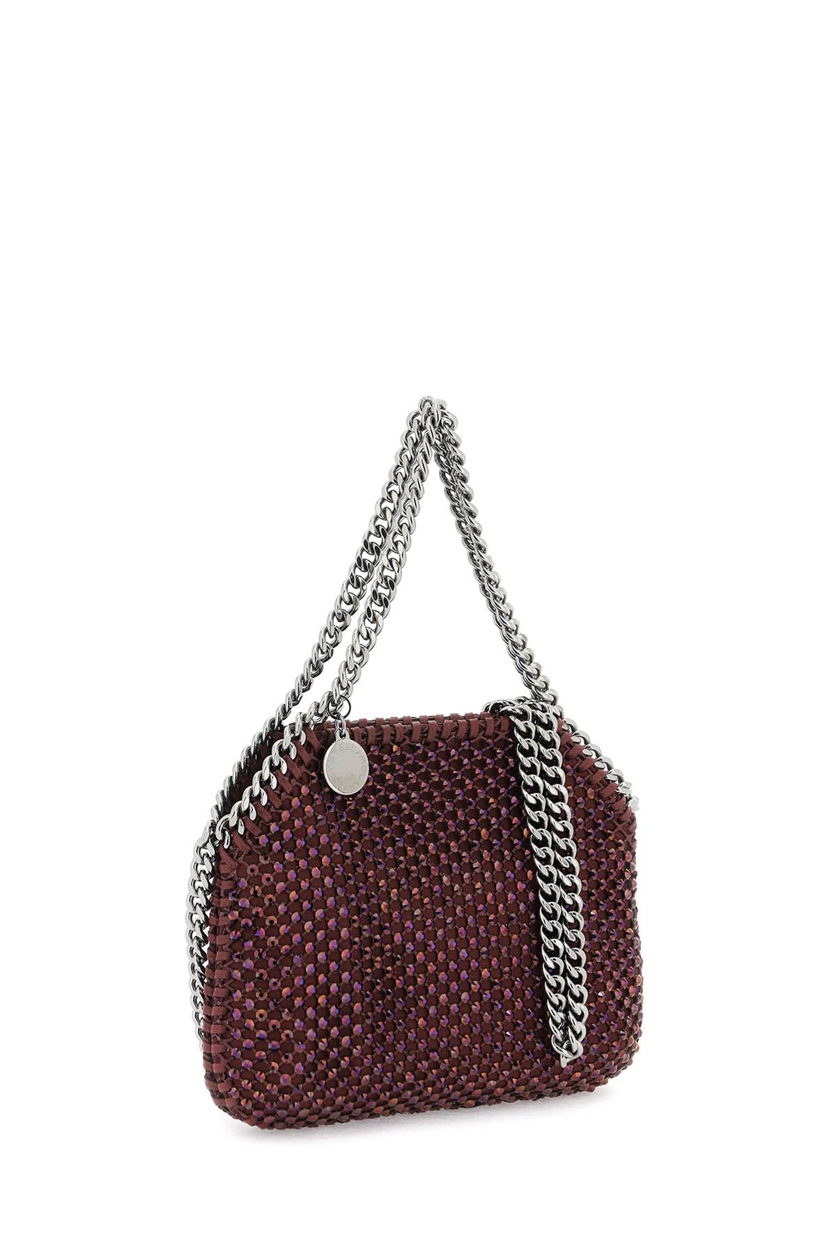 Stella mccartney falabella mini bag with mesh and crystals-2