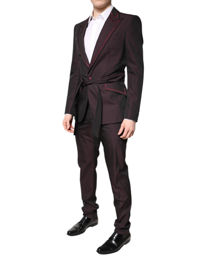 Maroon Single Breasted Formal 2 Piece Suit