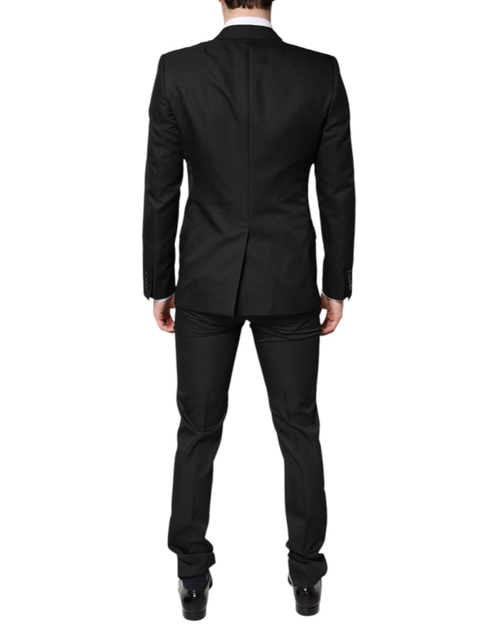 Black Single Breasted Formal 2 Piece Suit