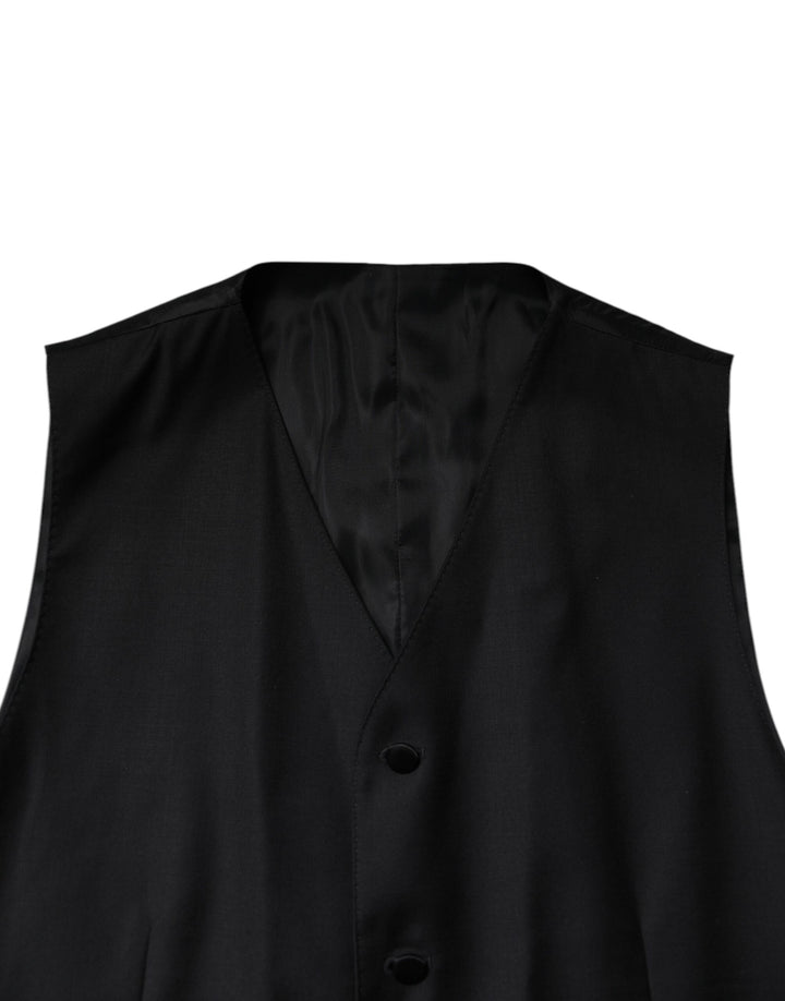 Black Double Breasted Formal 3 Piece Suit