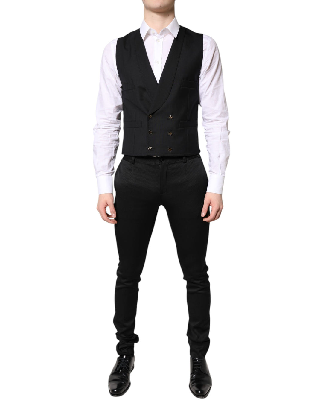 Black Single Breasted Formal 3 Piece Suit