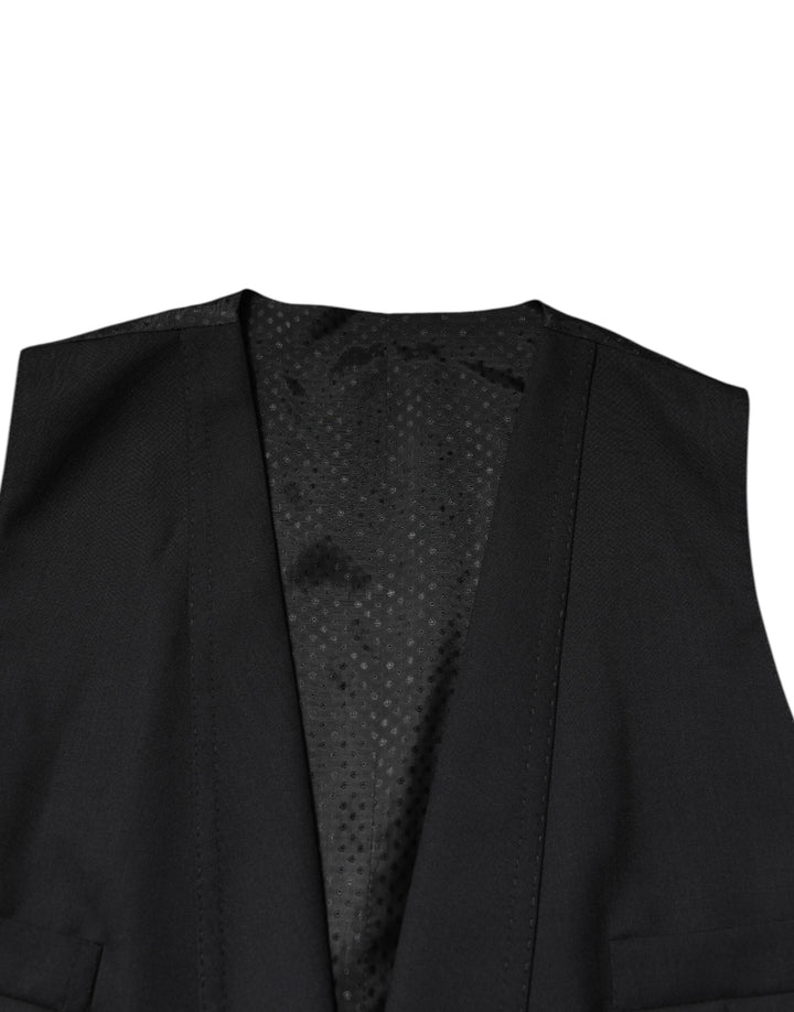 Black Single Breasted Formal 3 Piece Suit
