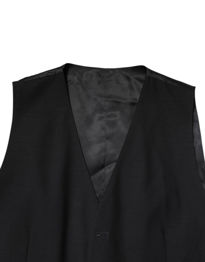 Black Single Breasted Formal 3 Piece Suit