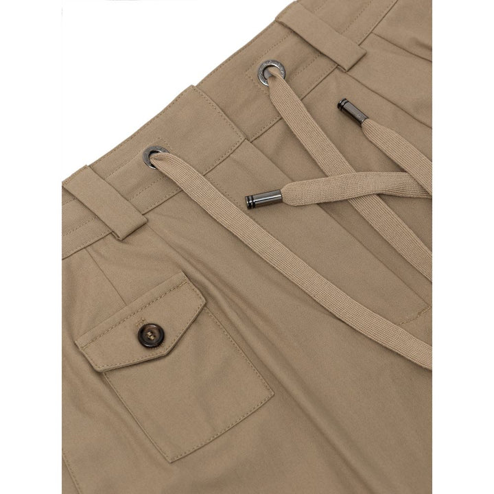 Beige Cotton Clothing