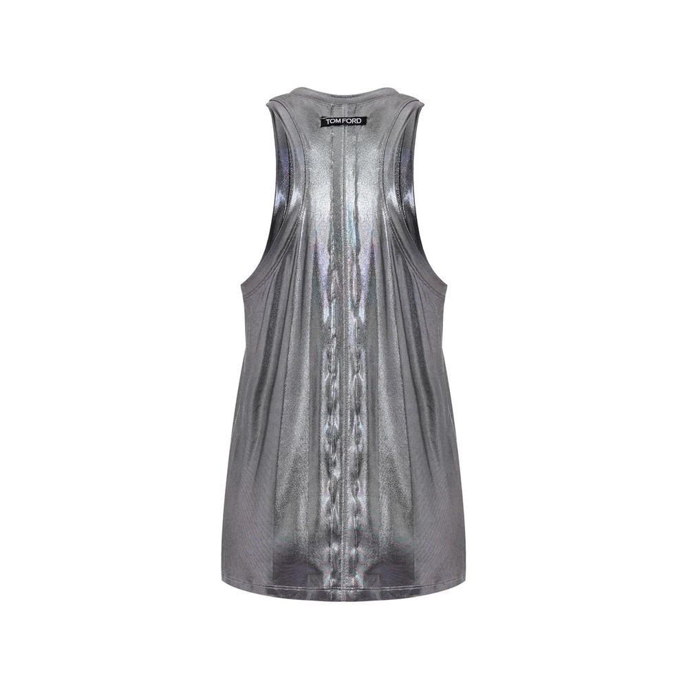 Silver Viscose Clothing