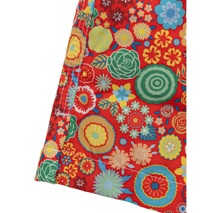 Red Polyester Swimwear