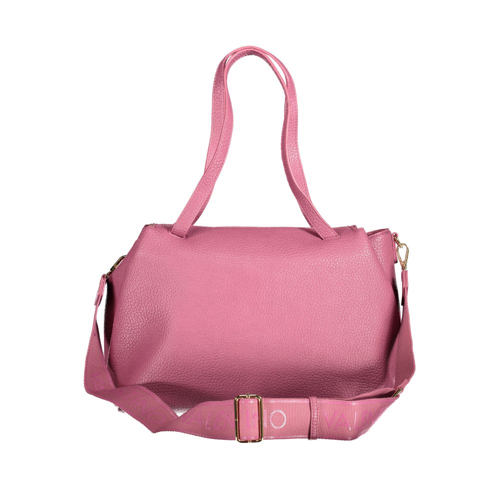 Pink Polyethylene Women Handbag
