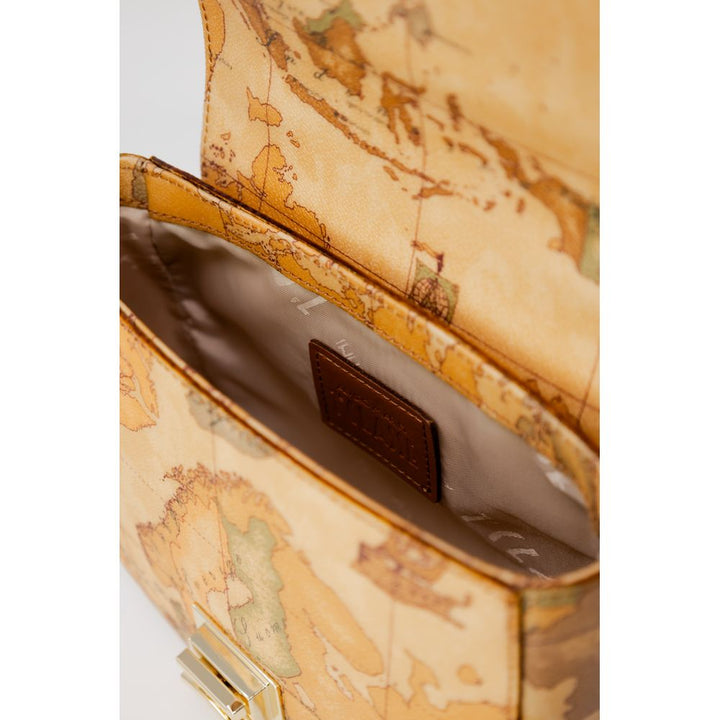 Alviero Martini Prima Classe Beige Leather Handbag