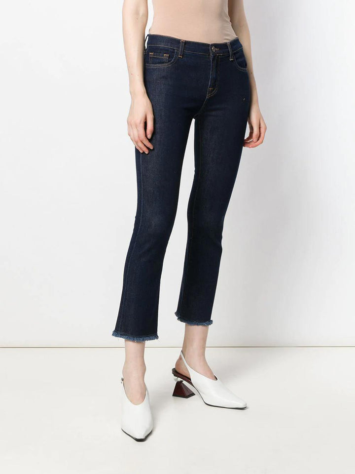 L'AUTRE CHOSE cropped slim-fit jeans-2